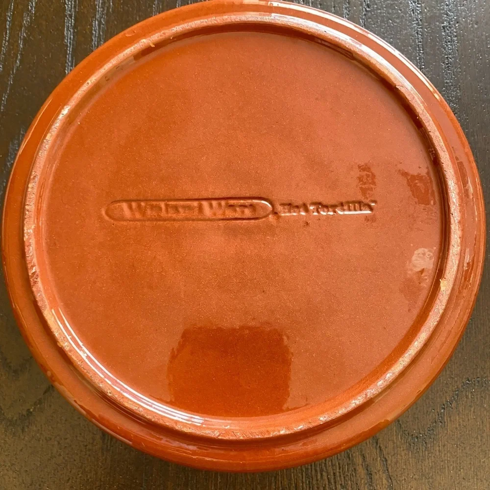 Wieland Ware Terracotta Orange Ceramic Lid - BRAND NEW